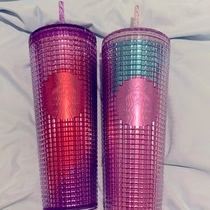 2 x Starbucks tumblers
